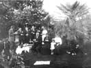 Tea party in the gardens of 'Springhurst' Jindera